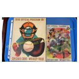 1947,1948 Chicago Cubs programs
