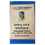 I.C.H.S. Homecoming program 1943