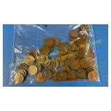 Bag of wheat pennies