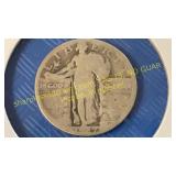 1927-S standing liberty quart dollar