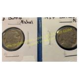 1927,1937 Buffalo nickels