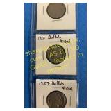 (2) 1920,1927 Buffalo Nickels