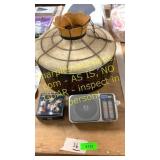 Coca-Cola hanging light and miscellaneous