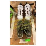 Shoes air money (11.5), green shoes (8.5)