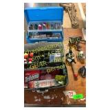 Tackle boxes w/ tackle, reels