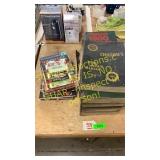 Old mechanic books & cook books