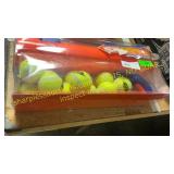 Nerf blaster shoots tennis balls