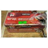 Roll of plastic food wrap