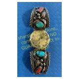 Wittnauer Navajo sterling watch band
