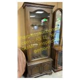 Gun cabinet with key