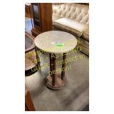 Plant stand w/ marble top