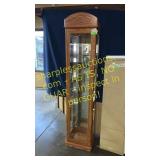 Lighted curio cabinet w/ 6 glass shelves