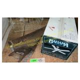Bahama 52" Patio Fan, hand saws and miscellaneous