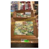 Thomas Kincaid needlework pictures