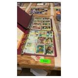 Baseball cards in books