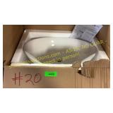 Above counter mounted sink