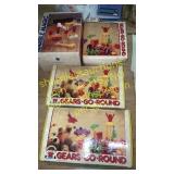 3-Gears-Go-Round sets and Marble Magic