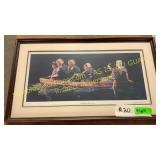 Signed Sunday Afternoon wall picture