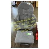 Greg gliding chair and ottoman