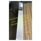 6 ( 3 boxes) 59x 48 faux wood blinds  ( bidx3)