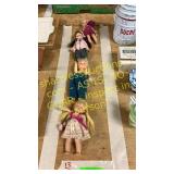 4- small dolls