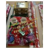 Assorted gift wrap, cards, boxes