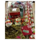 Assorted gift wrap, cards, boxes
