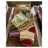 Cards, boxes and stocking