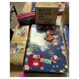 Gift boxes, cards, inflatable Scooby w/bone