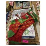 Gift wrap, boxes, cards, stockings