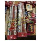 Gift wrap, bows and cards