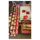 Holiday gift wrap, boxes, etc.