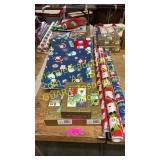 Holiday gift wrap, boxes, & cards