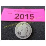 1914 Barber quarter dollar