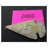One Native American Indian arrowhead artifacts