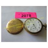 Antique Illinois fancy hunting case pocket watch