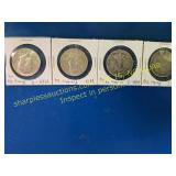 Collectible fifty cent coins