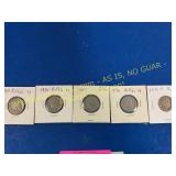 1920,1930,1935,;1936,1936-d Buffalo nickel