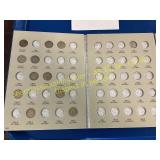 1946-1964 Rosevelt dime folder 12 coins