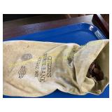 Cloth bag 3 lbs. Wheat pennies