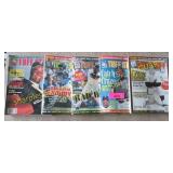 Five Vintage Sports Card Magazines