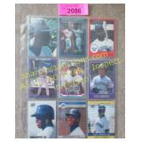 9 Ken Griffey Jr. baseball cards