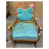 Antique Eastlake platform rocker