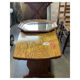 Oak Coffee table and oak mirror