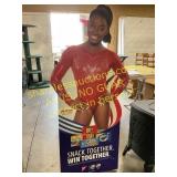 Simone Biles cardboard stand up