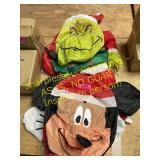 Mickey Mouse & Grinch holiday blow ups