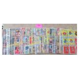 Collection 1987 to 1990 Sheets of Sports Cards