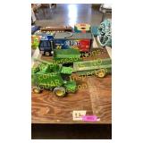 DuPont truck, John Deere combine & wagon/spreader