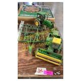 Assorted John Deere toys