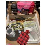 Hair setter, cup warmer, small trays, mirror